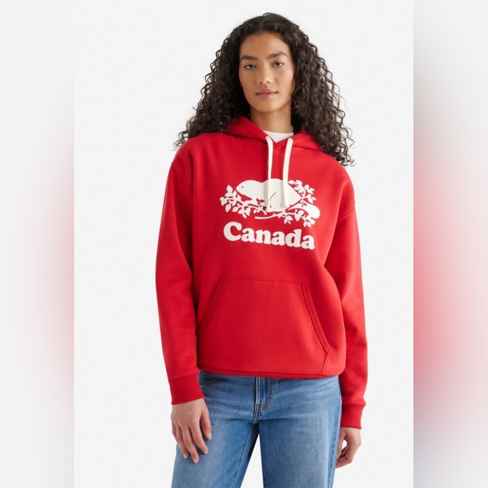 🍁 Roots Canada Classic Beaver Logo Hoodie Women’s size:M 🍁